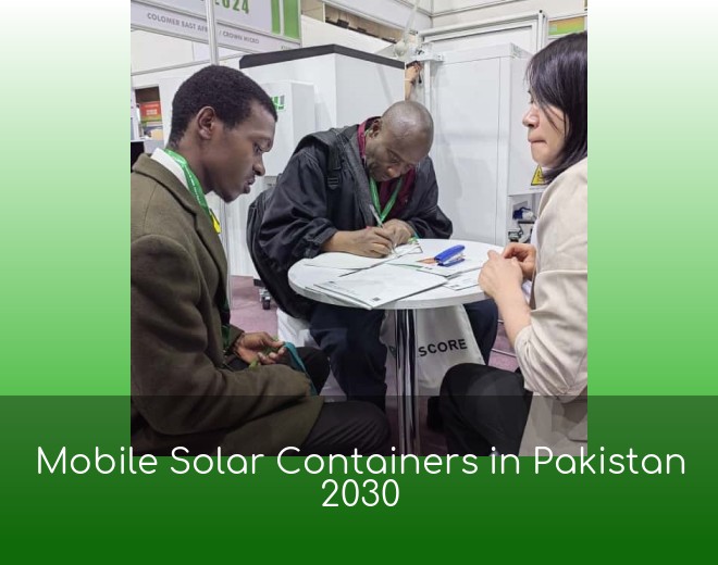 Mobile Solar Containers in Pakistan 2030